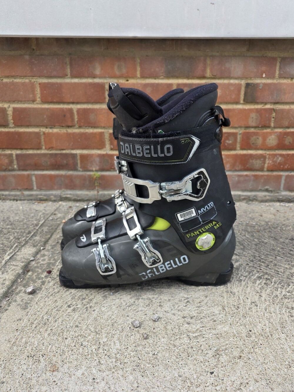 Dalbello Panterra MV LTD Ski Boots Mens 29.5 338mm All Mountain Black Gripwalk